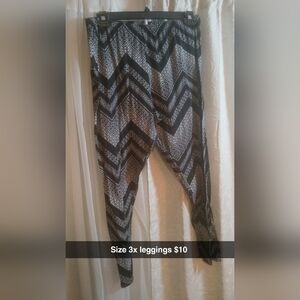 Stylish Black and Gray Leggings
